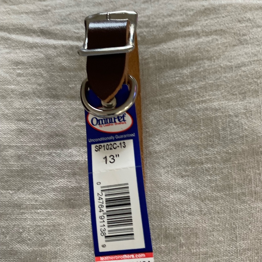 LEATHER DOG COLLAR/Collar de cuero para Perro